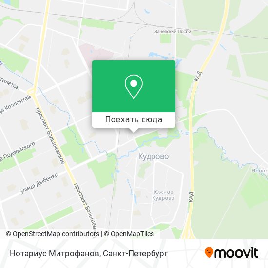 Карта Нотариус Митрофанов