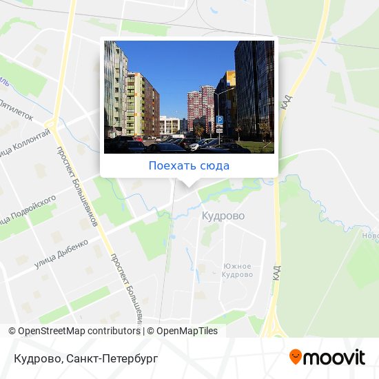 Карта Кудрово