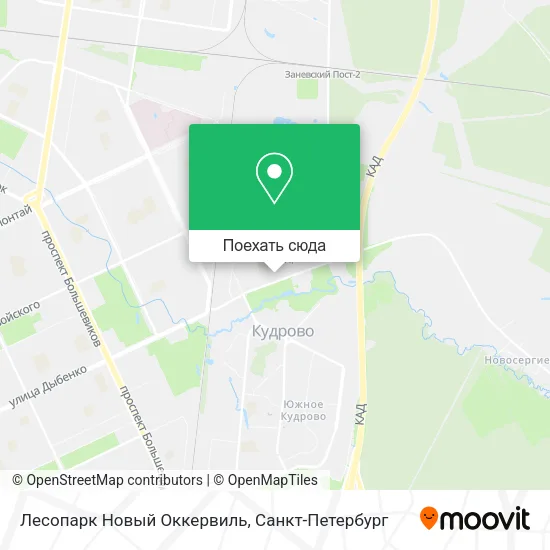 Карта Лесопарк Новый Оккервиль