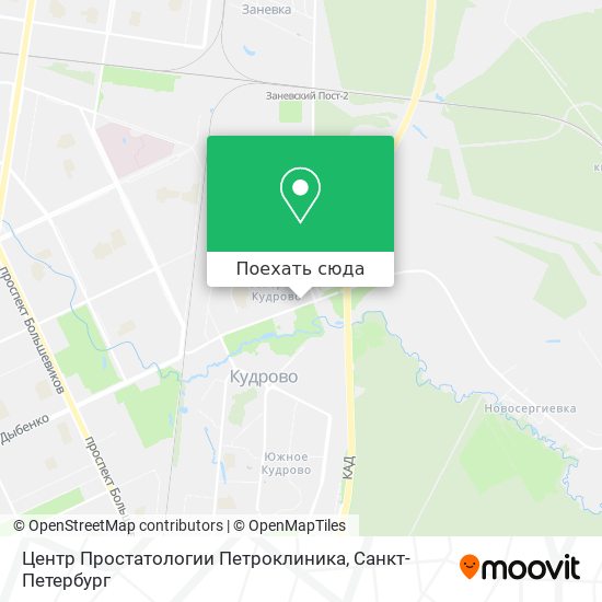 Карта Центр Простатологии Петроклиника