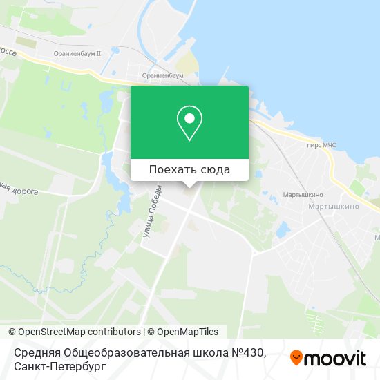 Карта Средняя Общеобразовательная школа №430