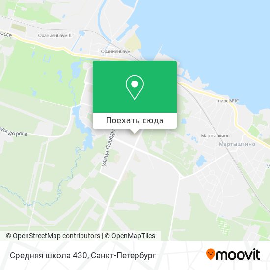 Карта Средняя школа 430