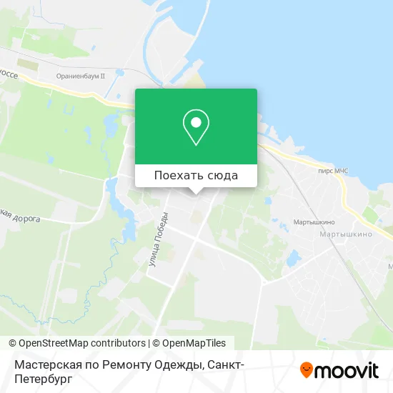 Карта Мастерская по Ремонту Одежды