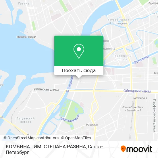 Карта КОМБИНАТ ИМ. СТЕПАНА РАЗИНА