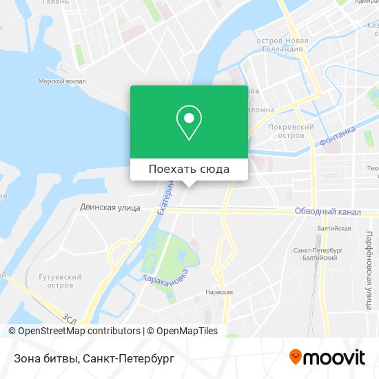 Карта Зона битвы