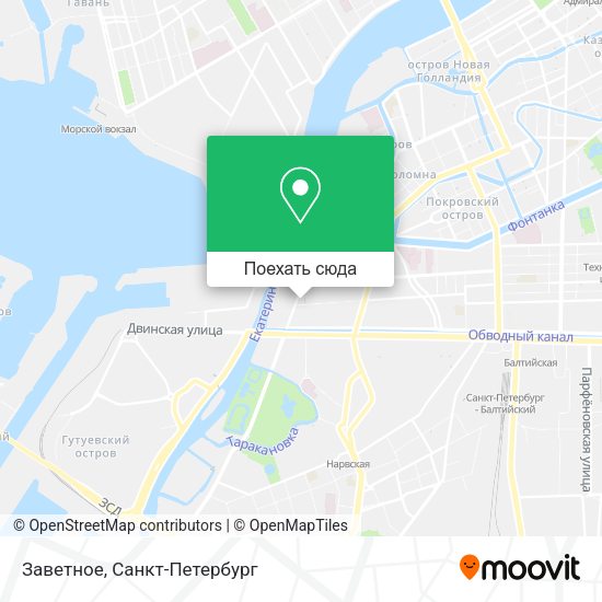 Карта Заветное