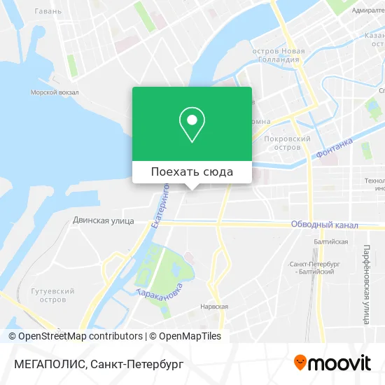 Карта МЕГАПОЛИС