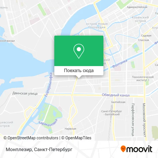 Карта Монплезир