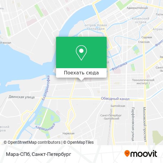 Карта Мара-СПб