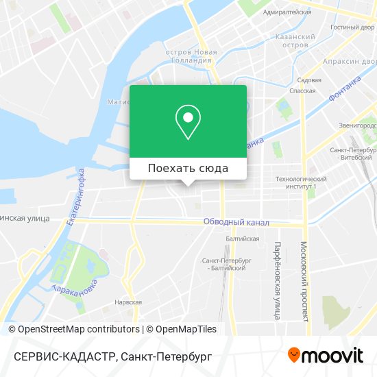 Карта СЕРВИС-КАДАСТР