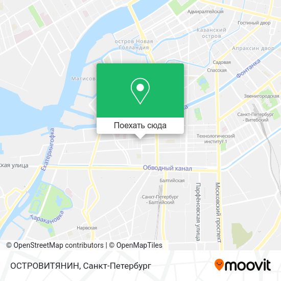 Карта ОСТРОВИТЯНИН