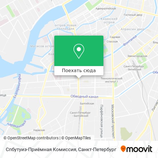 Карта Спбутуиэ-Приёмная Комиссия