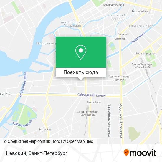 Карта Невский