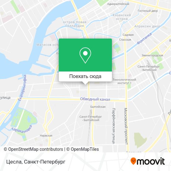 Карта Цесла