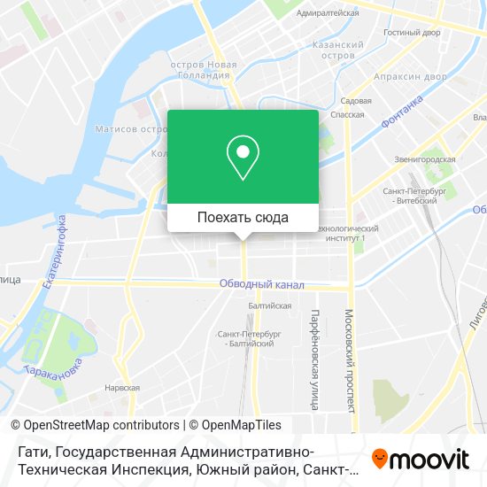 Карта Гати, Государственная Административно-Техническая Инспекция, Южный район