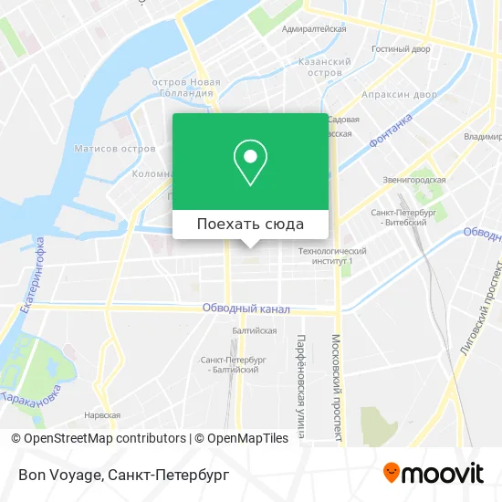 Карта Bon Voyage