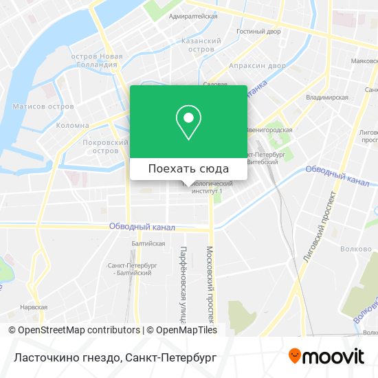 Карта Ласточкино гнездо