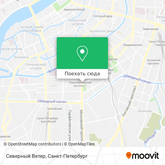 Карта Северный Ветер