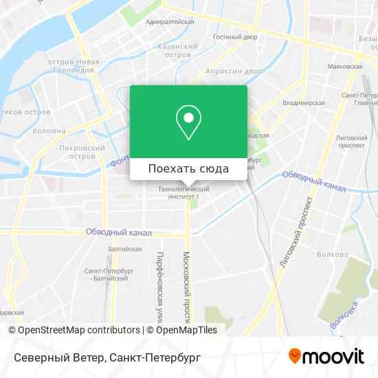 Карта Северный Ветер
