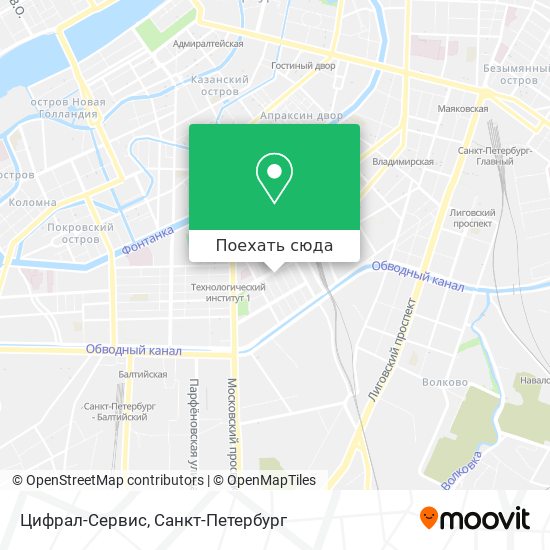 Карта Цифрал-Сервис