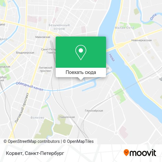 Карта Корвет