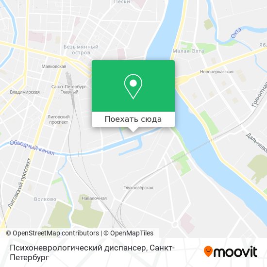 Карта Психоневрологический диспансер