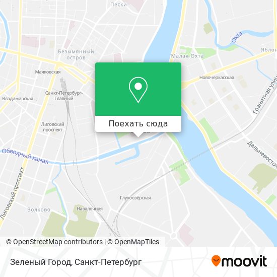 Карта Зеленый Город