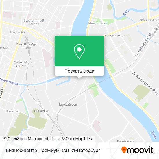 Карта Бизнес-центр Премиум
