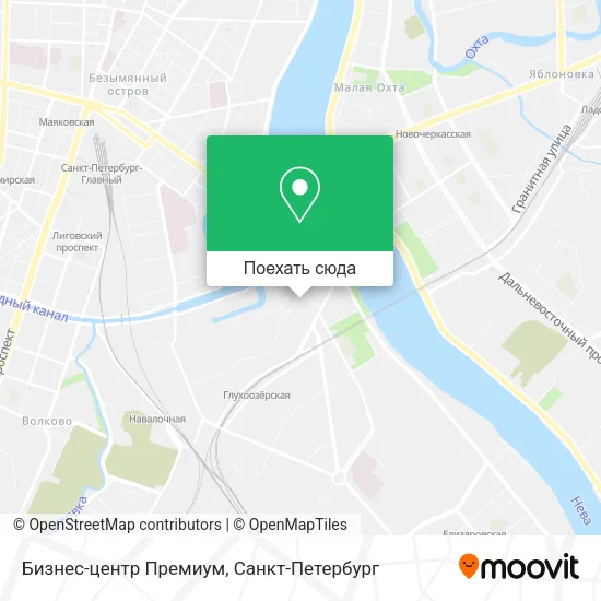 Карта Бизнес-центр Премиум