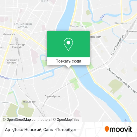 Карта Арт-Деко Невский