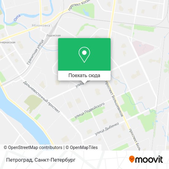 Карта Петроград