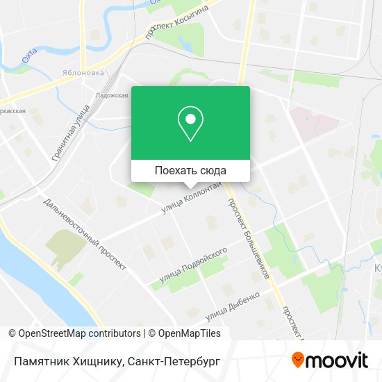 Карта Памятник Хищнику