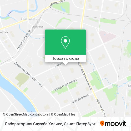 Карта Лабораторная Служба Хеликс