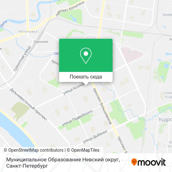Карта Муниципальное Образование Невский округ