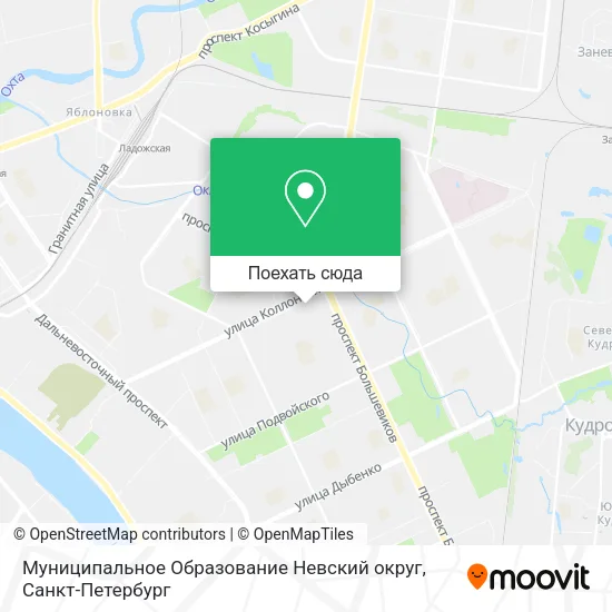 Карта Муниципальное Образование Невский округ