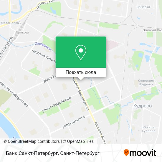 Карта Банк Санкт-Петербург