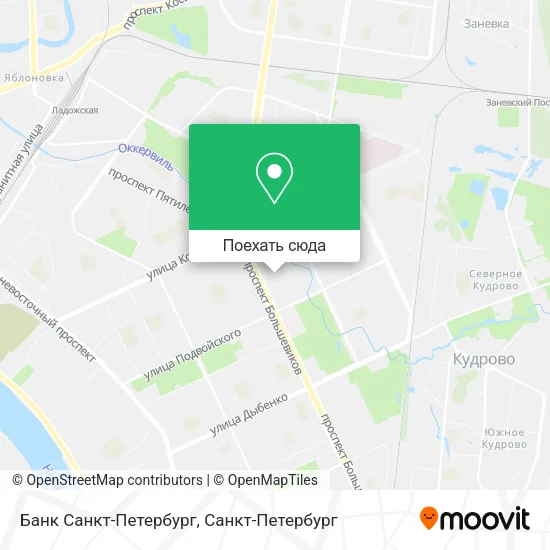 Карта Банк Санкт-Петербург