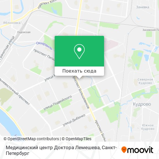 Карта Медицинский центр Доктора Лемешева