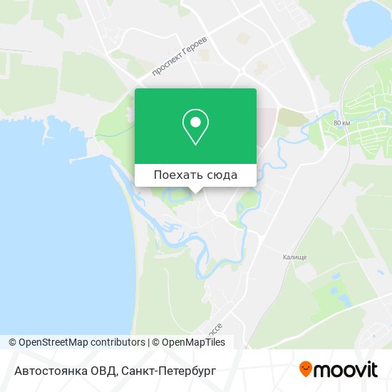 Карта Автостоянка ОВД
