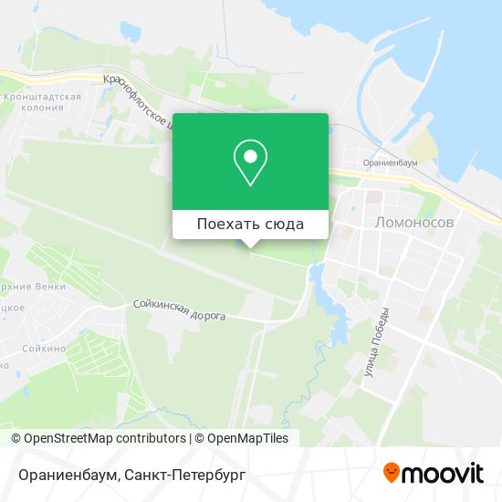 Карта Ораниенбаум