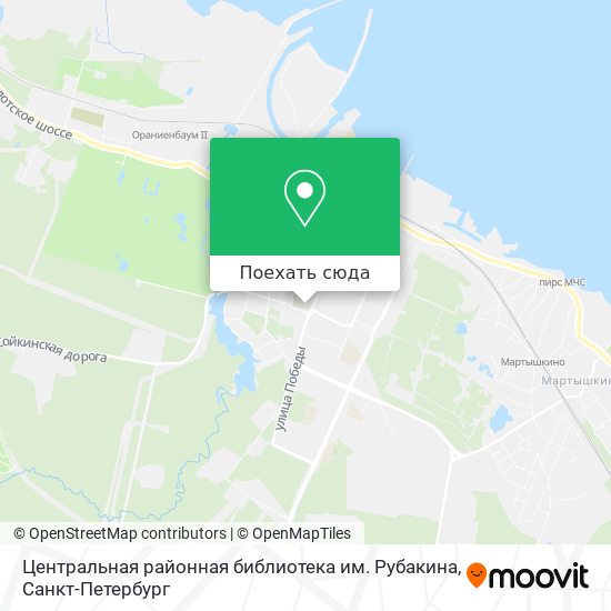 Карта Центральная районная библиотека им. Рубакина