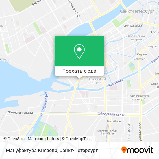 Карта Мануфактура Князева