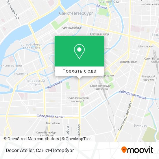 Московский проспект санкт петербург карта ближайшее метро