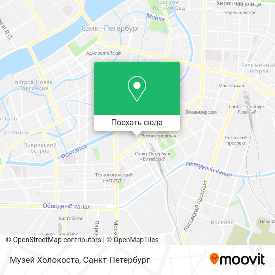 Карта Музей Холокоста