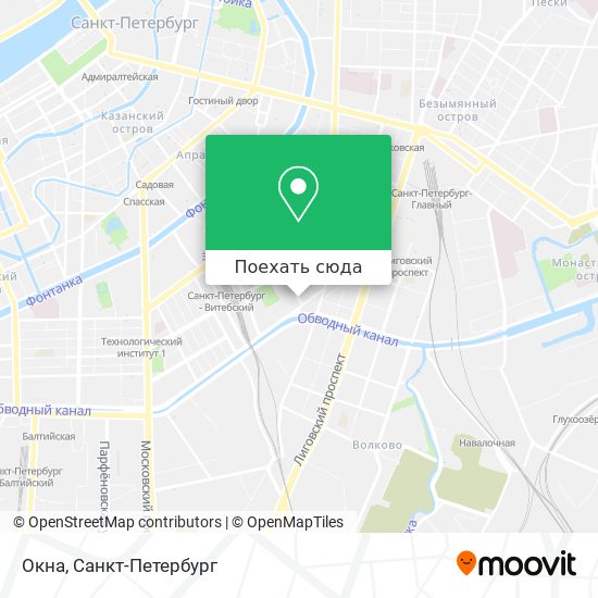 Карта Окна