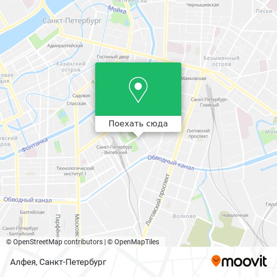 Карта Алфея
