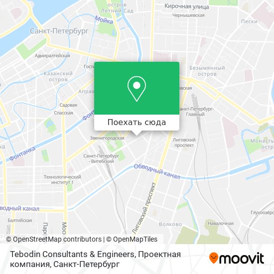 Карта Tebodin Consultants & Engineers, Проектная компания