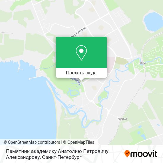 Карта Памятник академику Анатолию Петровичу Александрову