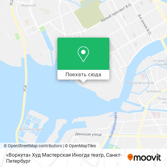 Карта «Воркута» Худ Мастерская Иногда театр