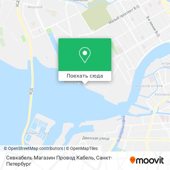 Карта Севкабель Магазин Провод Кабель